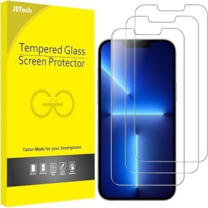 JETech Screen Protector Compatible with iPhone 13 and iPhone 13 Pro 6.1-Inch