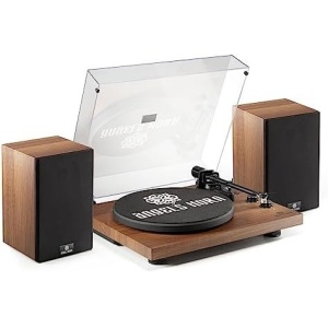 ANGELS HORN Vinyl Record Player, Hi-Fi System Bluetooth Turntable Players