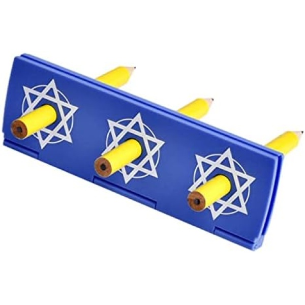 Magic Tricks, Pen Penetrating Coins Magic Toy with 3 Holes